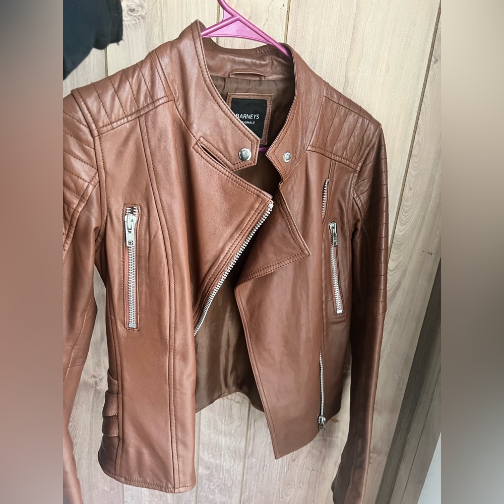 Barneys genuine leather jacket